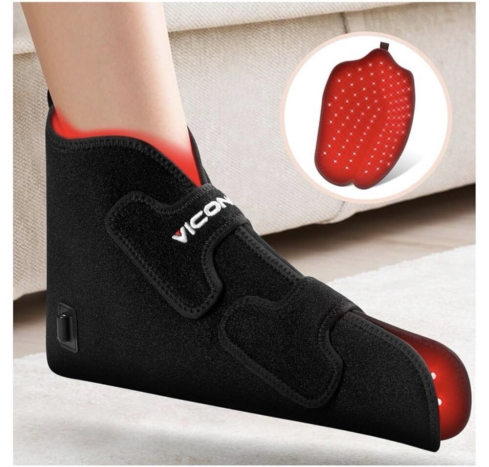 Viconor Infrared LED Boot Foot/Ankle, Red/NIR